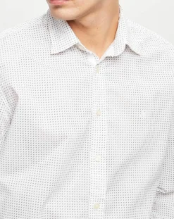 Chemise regular imprimée allover blanche-Marc O'Polo Sale