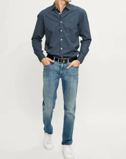 Homme Marc O'Polo Chemises^Chemise regular imprimée allover bleu marine