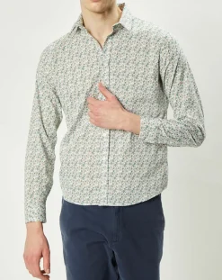 Homme Harris Wilson Chemises^Chemise regular Nancy en Popeline imprimée blanc /multicolore