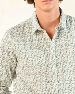 Homme Harris Wilson Chemises^Chemise regular Nancy en Popeline imprimée blanc /multicolore