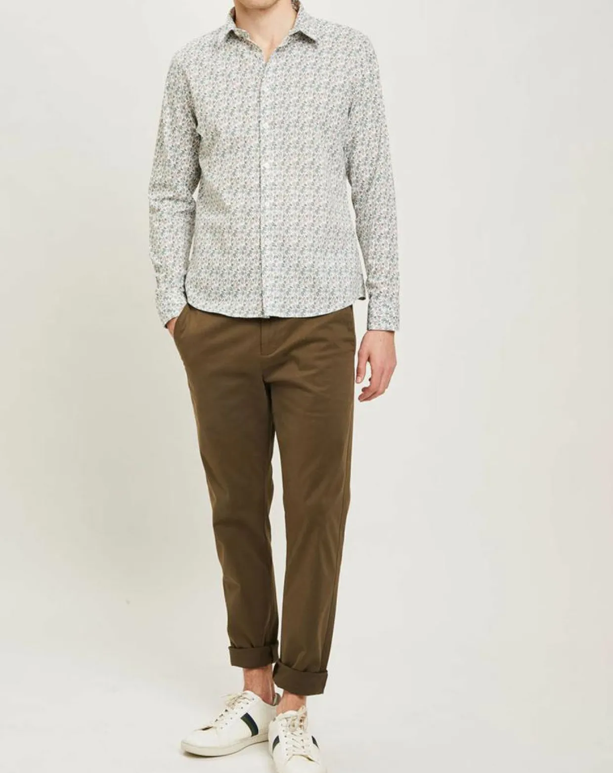Homme Harris Wilson Chemises^Chemise regular Nancy en Popeline imprimée blanc /multicolore