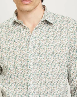 Homme Harris Wilson Chemises^Chemise regular Nancy en Popeline imprimée blanc /multicolore