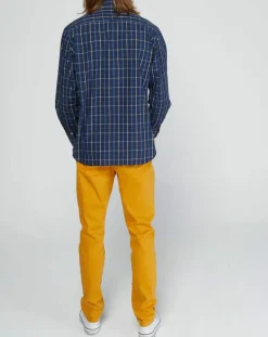 Homme Marc O'Polo Chemises^Chemise regular Pocket carreaux bleu/écru