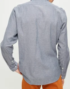 Chemise regular Stretch bleu chiné-Marc O'Polo Clearance