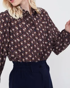 Chemise Rhubarbe imprimée coffee-See u Soon Outlet