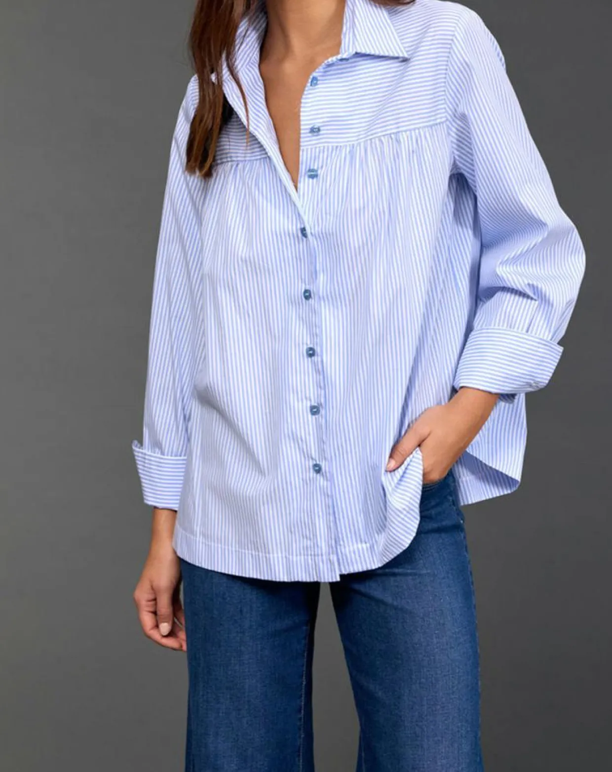 Femme Lauren Vidal Chemises^Chemise Risa ciel