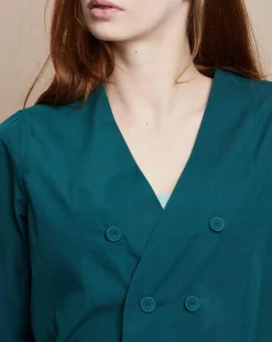 Chemise Sacha Popeline verte-Mare di Latte Sale