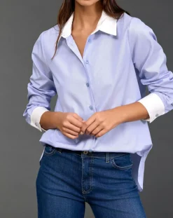 Femme Lauren Vidal Chemises^Chemise Sari ciel