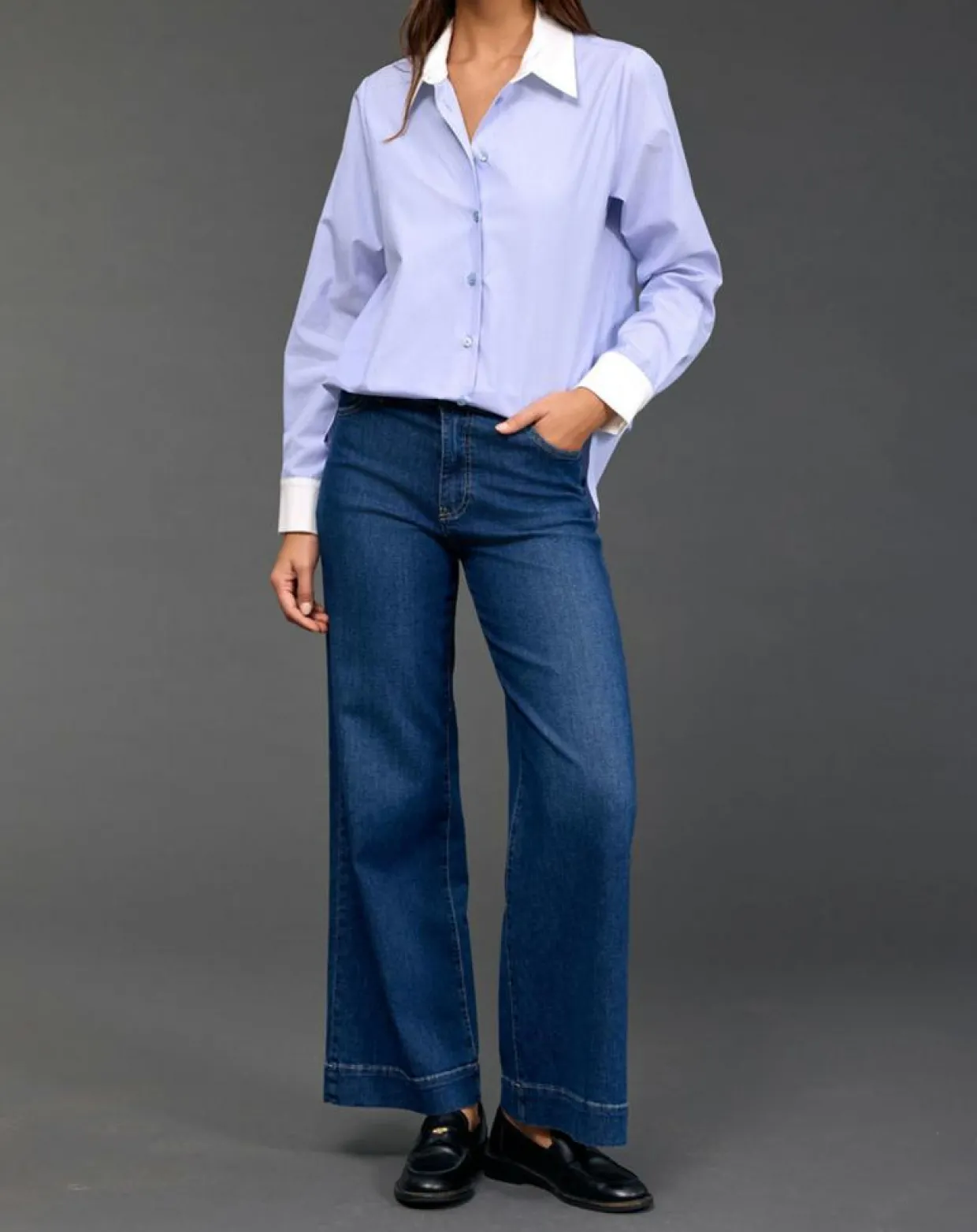 Femme Lauren Vidal Chemises^Chemise Sari ciel