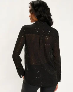 Femme Esprit Chemises^Chemise Sequins noire