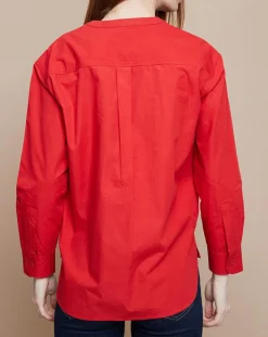 Femme Mare di Latte Chemises^Chemise Sera Popeline rouge