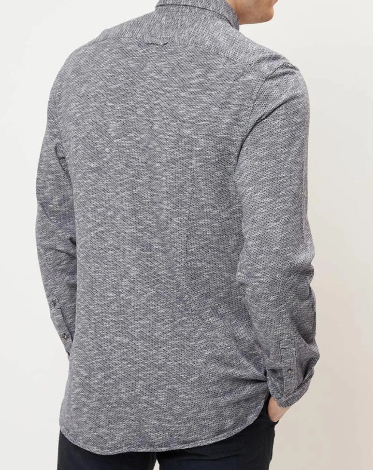 Homme Marc O'Polo Chemises^Chemise shapped fit bleu chiné