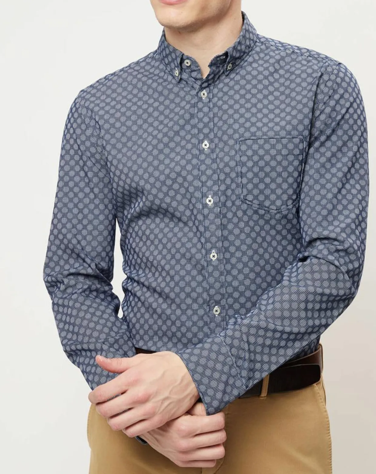 Homme Marc O'Polo Chemises^Chemise shapped fit bleue