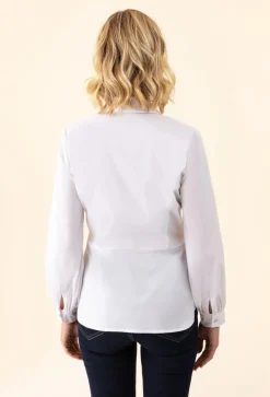 Femme Bleu Blanc Rouge Chemises^Chemise Sharlene blanc