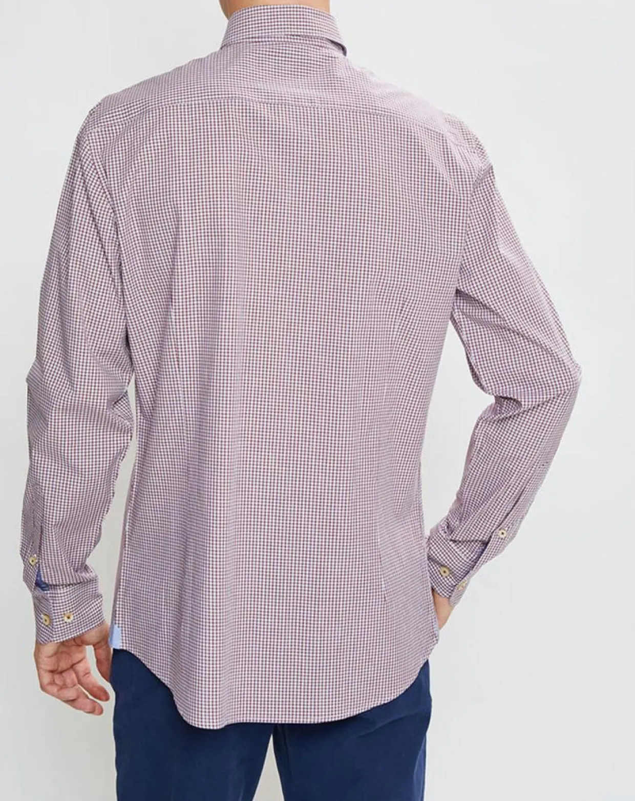 Chemise Slim Fit à carreaux rouge-Hackett London Sale