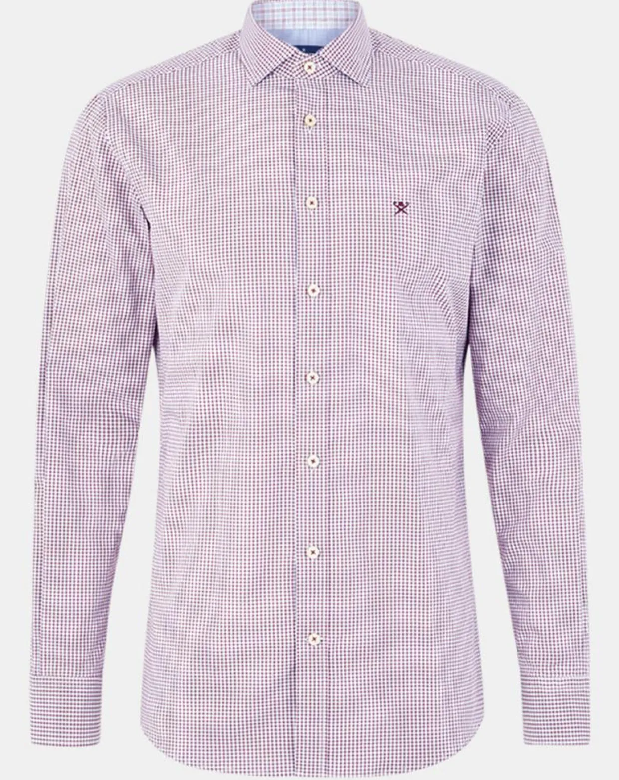 Chemise Slim Fit à carreaux rouge-Hackett London Sale