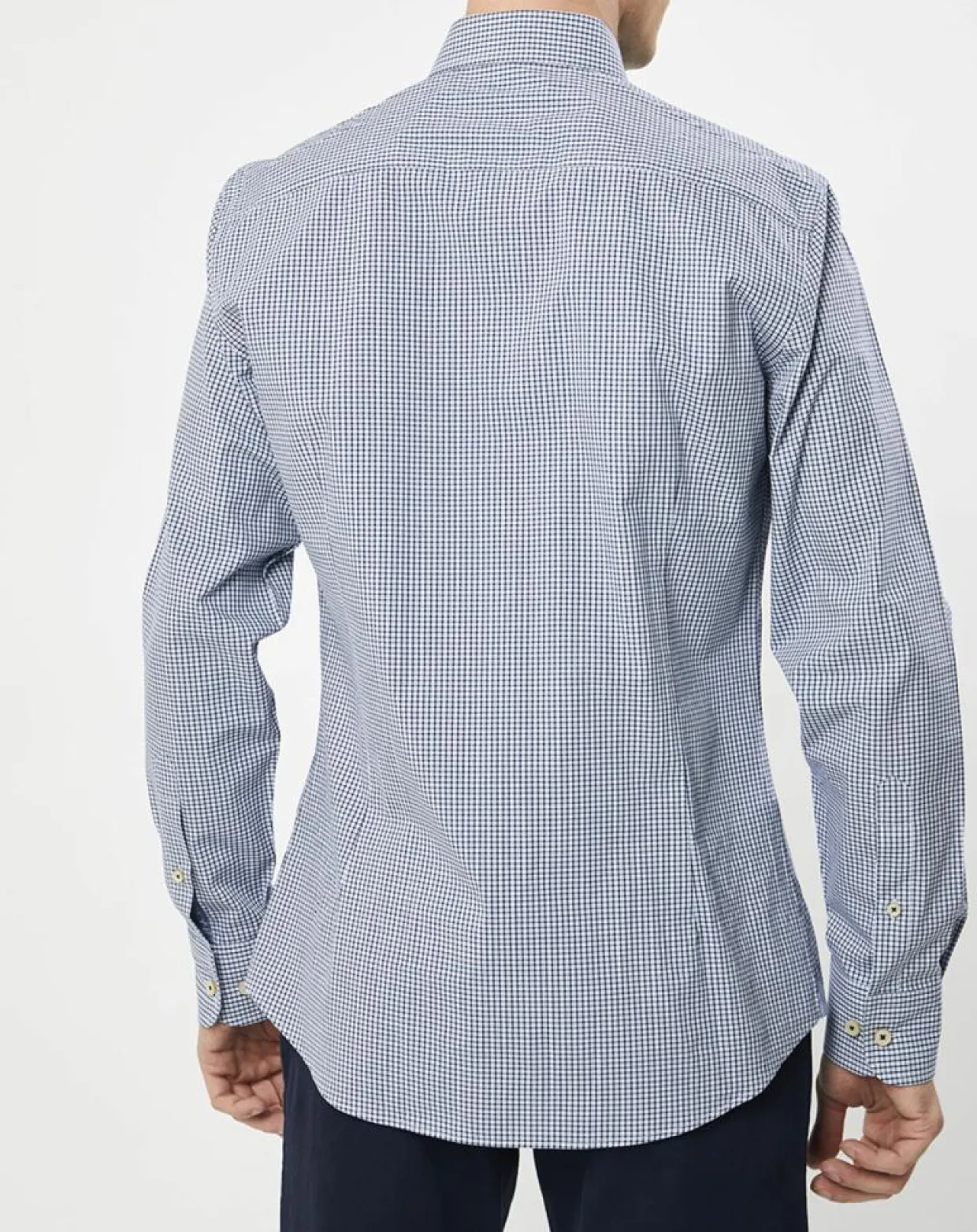 Chemise Slim Fit carreaux bleue-Hackett London New