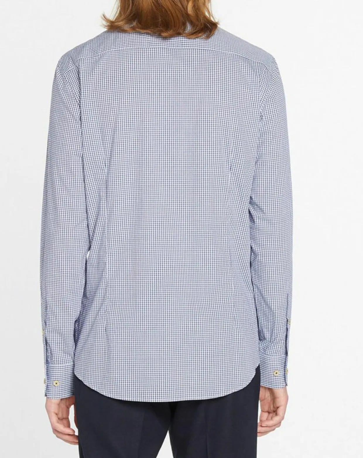 Chemise Slim Fit carreaux bleue-Hackett London New