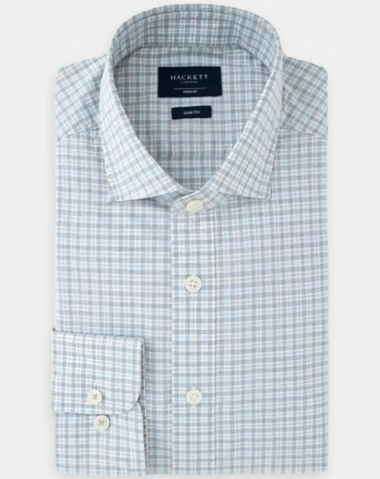 Chemise Slim Fit à carreaux vert/multicolore-Hackett London Sale