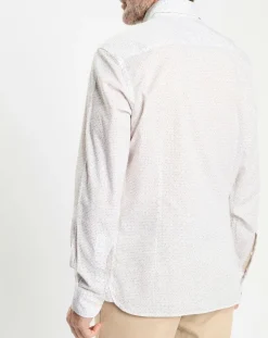 Homme Hackett London Chemises^Chemise Slim Fit à imprimé foulard blanche