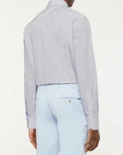 Homme Hackett London Chemises^Chemise Slim Fit à imprimé ancres bleu ciel/blanc