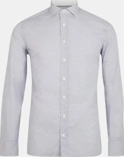 Homme Hackett London Chemises^Chemise Slim Fit à imprimé ancres bleu ciel/blanc