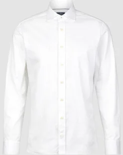 Chemise Slim Fit à pois blanche-Hackett London New