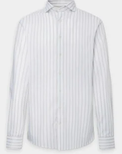 Chemise Slim Fit à rayures Smart écrue-Hackett London Online