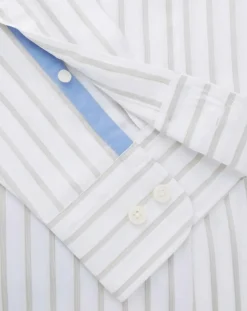 Chemise Slim Fit à rayures Smart écrue-Hackett London Online