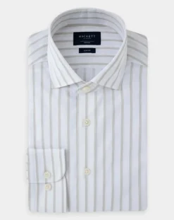 Chemise Slim Fit à rayures Smart écrue-Hackett London Online