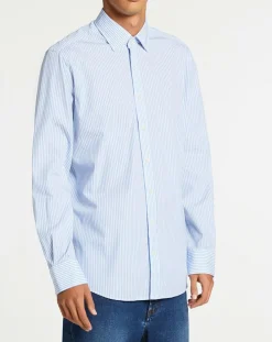 Homme Hackett London Chemises^Chemise Slim Fit à rayures bleue
