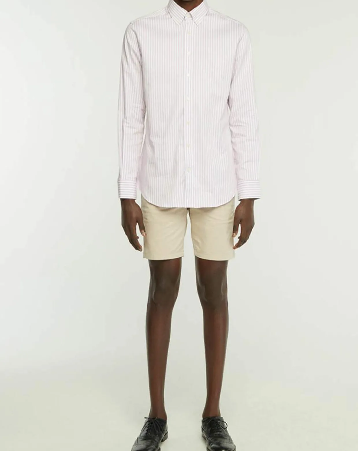 Chemise Slim Fit Biface à rayures rose-Hackett London Discount