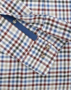 Chemise Slim Fit en Flanelle Vichy multicolore-Hackett London Hot