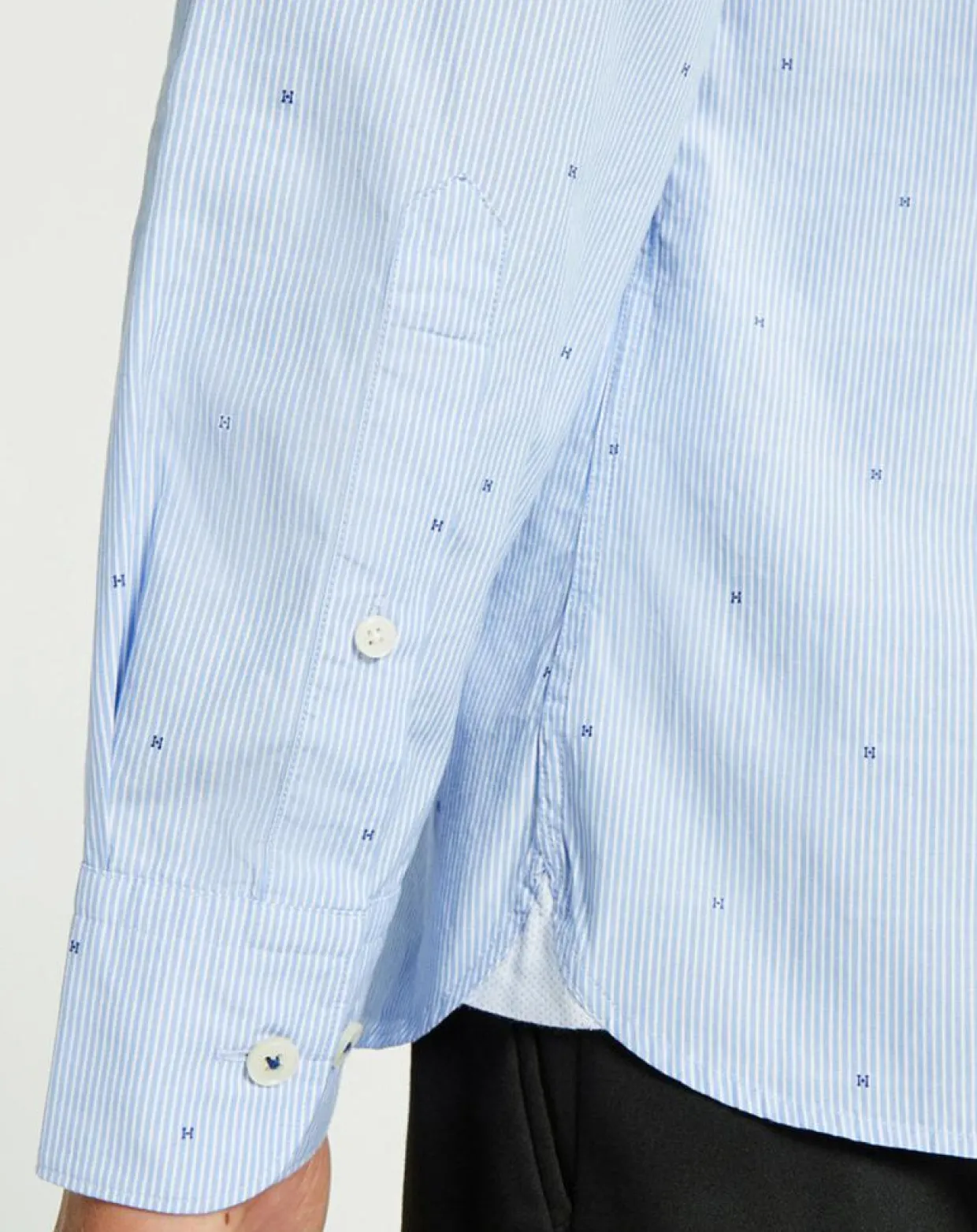 Homme Hackett London Chemises^Chemise Slim Fit Fil Coupé imprimée bleue
