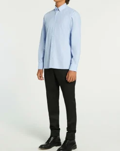 Homme Hackett London Chemises^Chemise Slim Fit Fil Coupé imprimée bleue