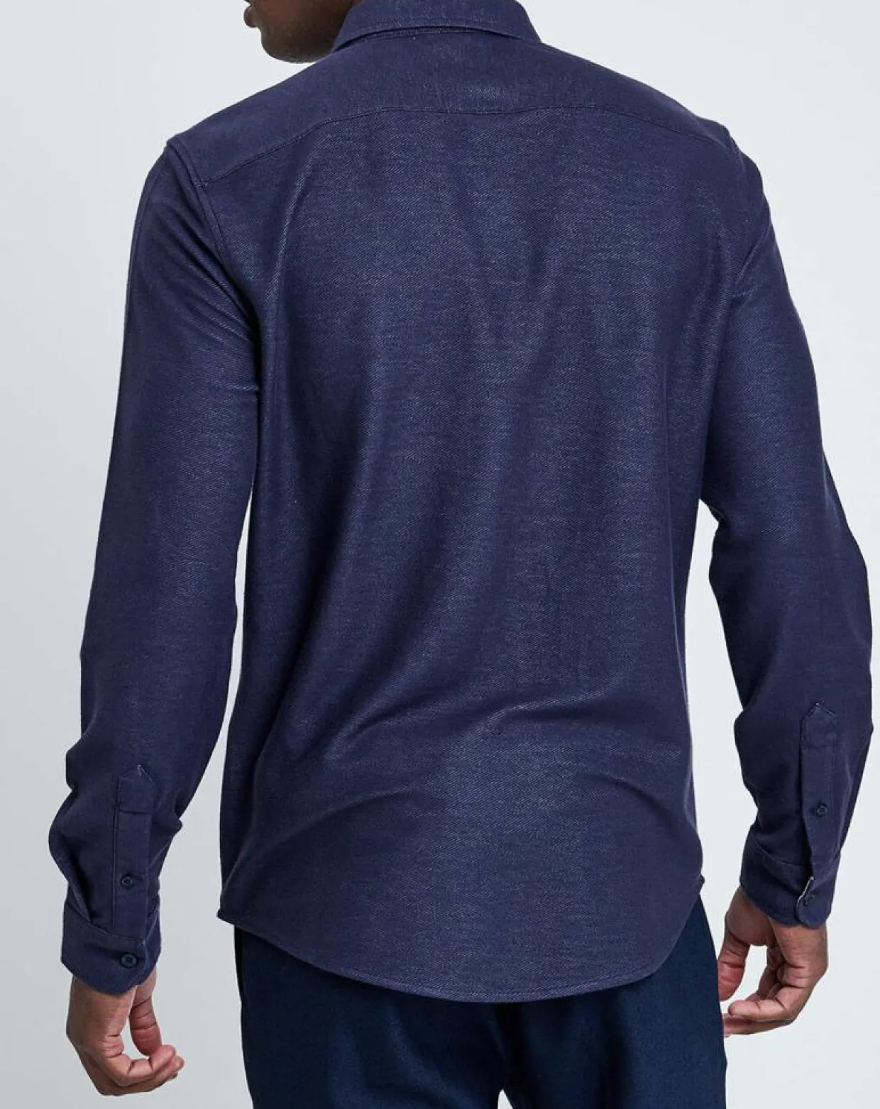 Chemise Slim Fit Flex rayures bleu foncé/blanc-Dockers Hot