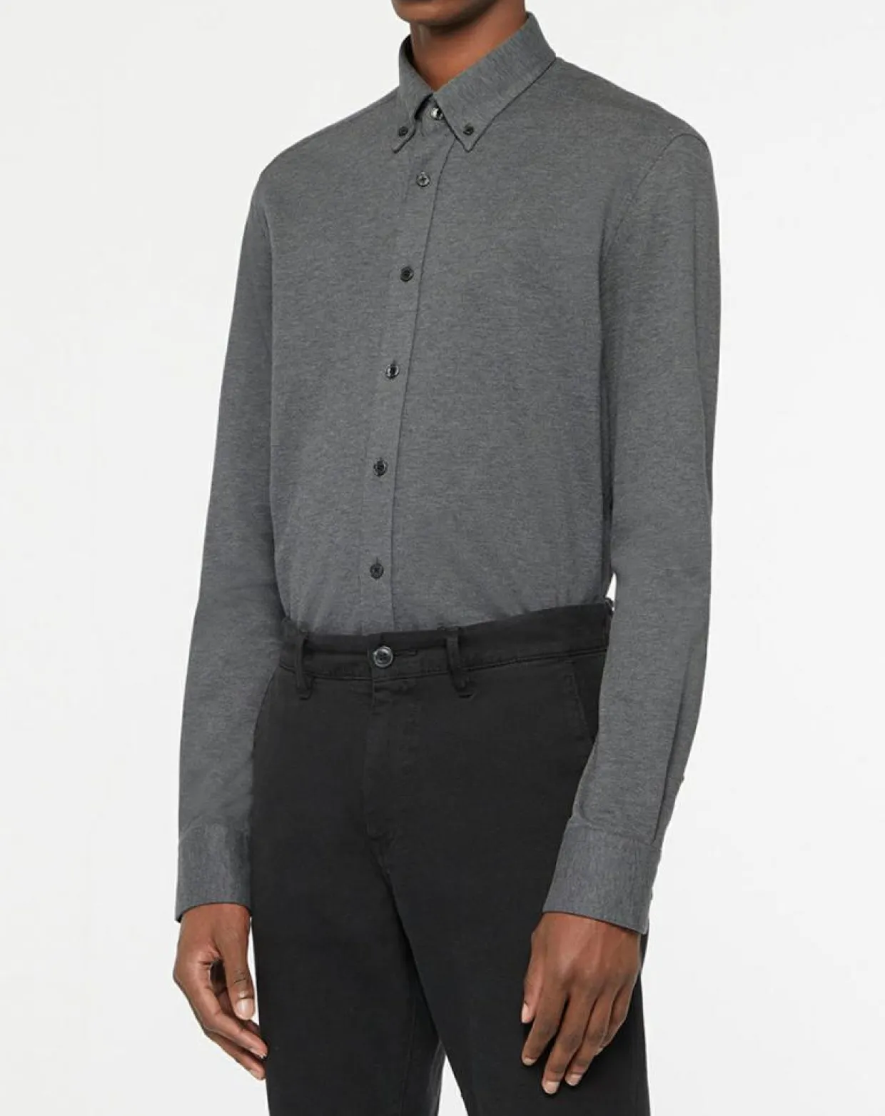 Homme Hackett London Chemises^Chemise Slim Fit gris moyen