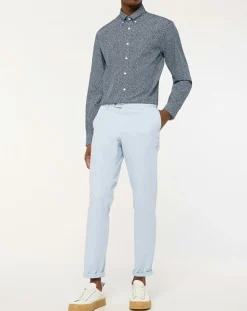 Homme Hackett London Chemises^Chemise Slim Fit imprimée bleue