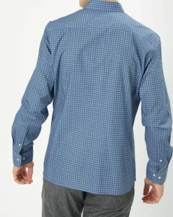 Homme Hackett London Chemises^Chemise Slim Fit imprimée foulard bleu foncé