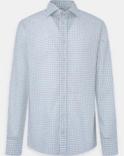 Homme Hackett London Chemises^Chemise Slim Fit imprimée foulard blanche