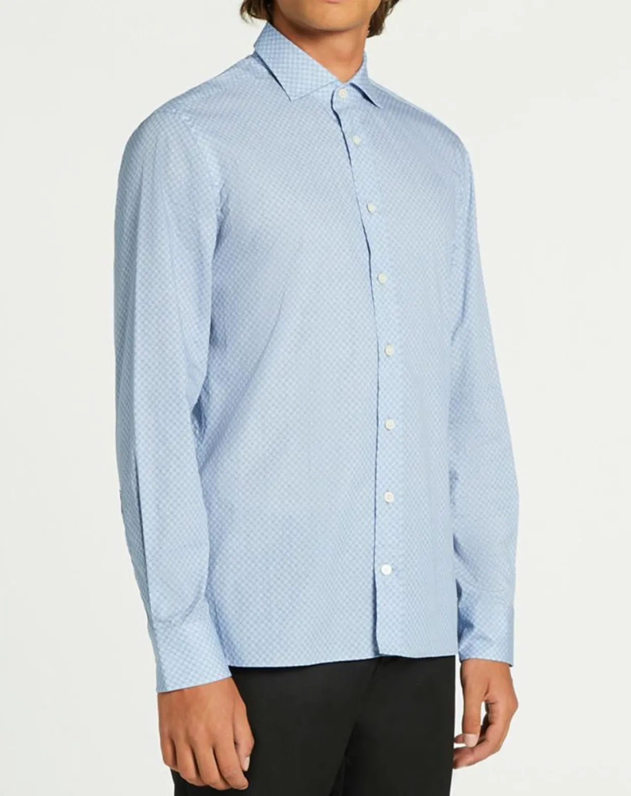 Homme Hackett London Chemises^Chemise Slim Fit imprimée Color bleu ciel