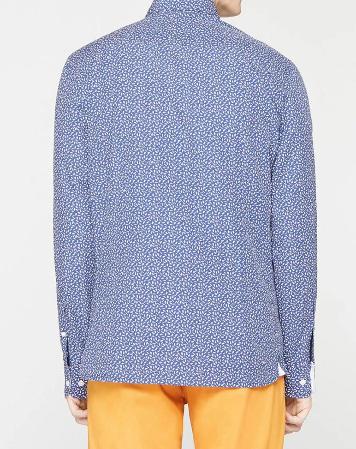 Chemise Slim Fit imprimée bleu foncé-Hackett London Outlet