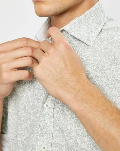 Homme Hackett London Chemises^Chemise Slim Fit imprimée beige/kaki