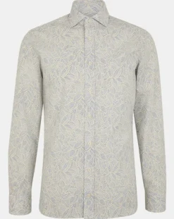 Chemise Slim Fit imprimée bleu ciel-Hackett London Hot