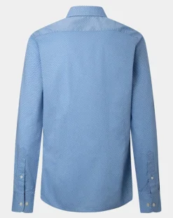 Homme Hackett London Chemises^Chemise Slim Fit imprimée bleue