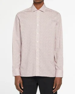 Homme Hackett London Chemises^Chemise Slim Fit imprimée blanc/multicolore