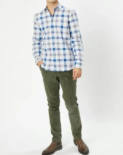 Homme Hackett London Chemises^Chemise Slim Fit Madras à carreaux multicolore