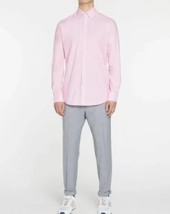 Homme Hackett London Chemises^Chemise Slim Fit Milleraie Oxford blanc/rose