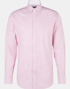 Homme Hackett London Chemises^Chemise Slim Fit Milleraie Oxford blanc/rose