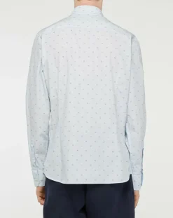 Homme Hackett London Chemises^Chemise Slim Fit Mix Travel imprimée bleu clair